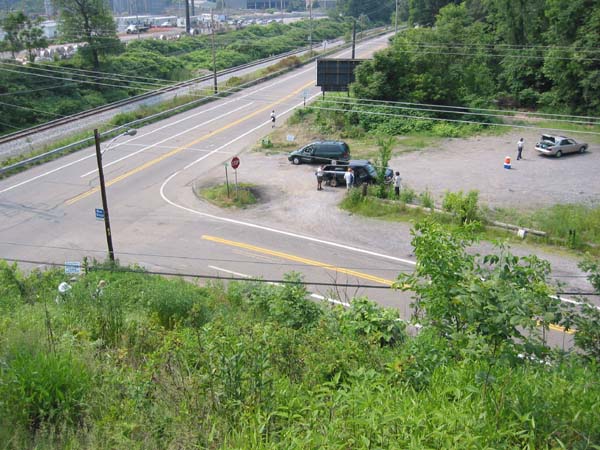 Down onto Riddle Run Rd.