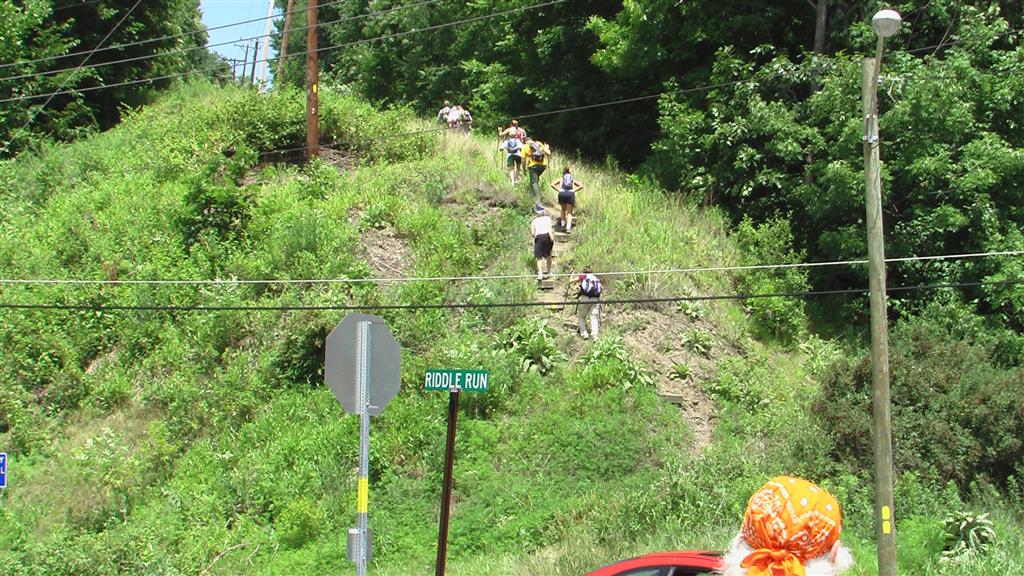 Heading up to Agan Park